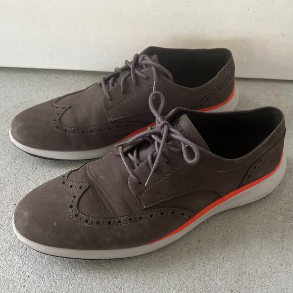 Cole Haan Grand Troy Wingtip Oxford Gray Shoes Sneakers Mens 12M C33765 main image 6